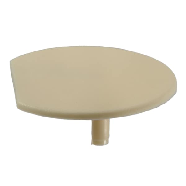 Midwest Fastener Screw Cap, 24 mm Dia, Beige, Plastic 15 PK 38631 - main